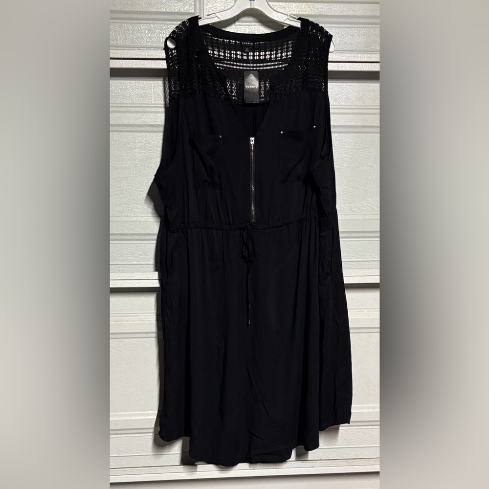 Torrid black Dress with Front Zip - Picture 7 of 8